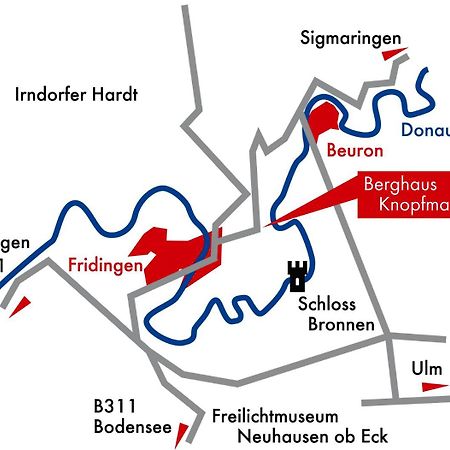 Berghaus Knopfmacher Fridingen an der Donau Εξωτερικό φωτογραφία